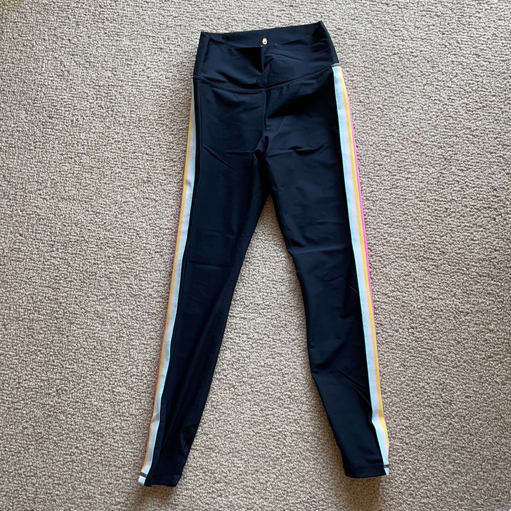 Spiritual Gangster high waisted striped leggings